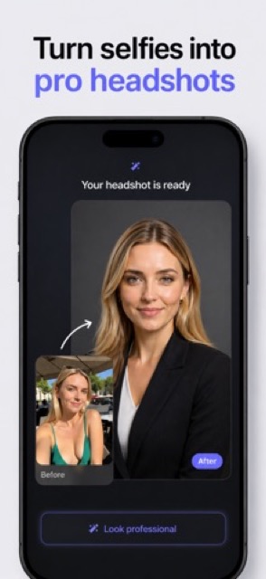 A screen from HeadshotCam